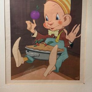 Vintage 1938 Jack Horner Signed Poster Kellog’s Cartoon MCM America